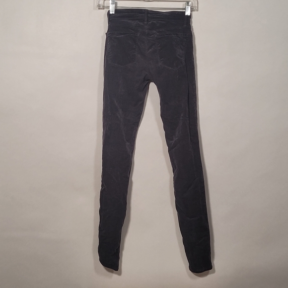 J Brand for Theory Super Skinny Mercury Jeans in grey velour US 23 - Picture 4 of 13